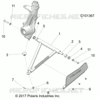 SUSPENSION, A-ARM AND PAVONEGGIARSI MOUNTING