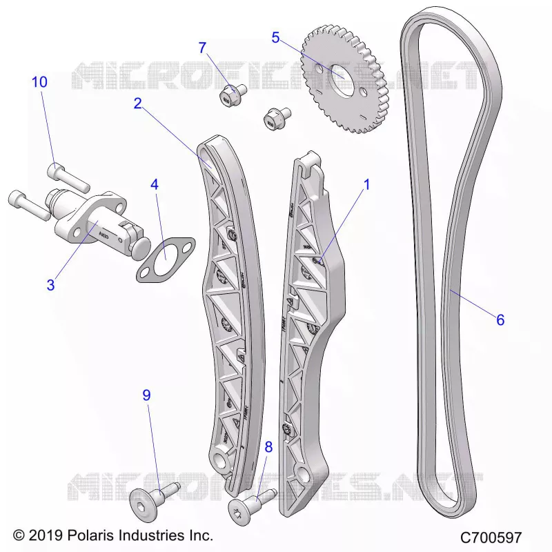 CAM CATENA AND TENSIONER