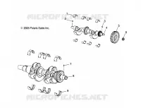 MOTORE, ALBERO MOTORE AND BALANCE SHAFT