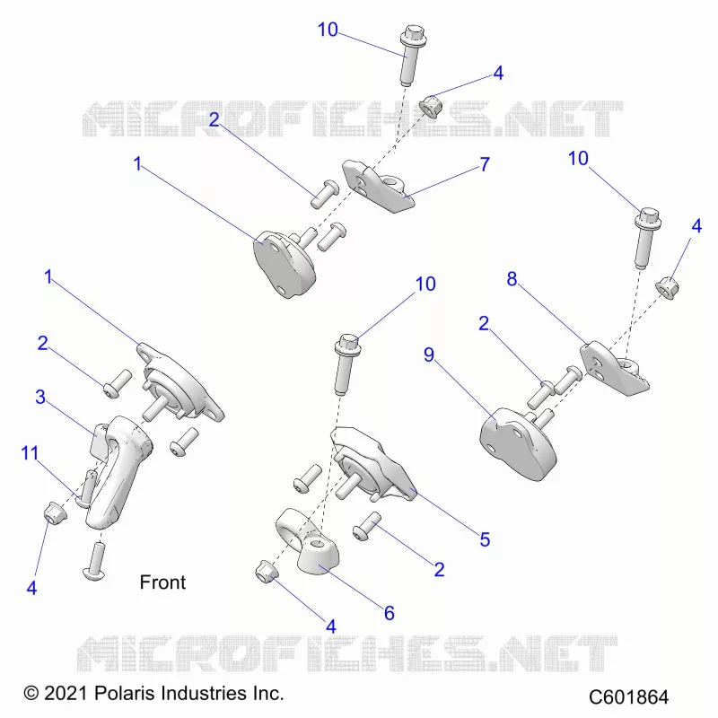 MOTORE, MOUNTING & LONG BLOCK