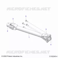 TRASMISSIONE, REAR PROP SHAFT