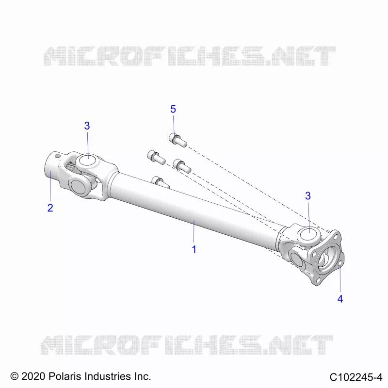 TRASMISSIONE, REAR PROP SHAFT