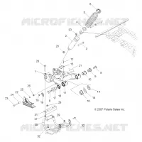 SWING ARM AND SHOCK MONTAGGIO