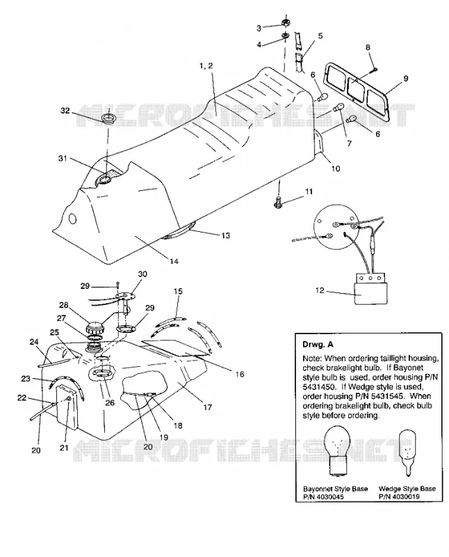 MONTAGGIO SEDILE   SERBATOIO CLASSIC TOURING / 0930865 (4922952295005A)