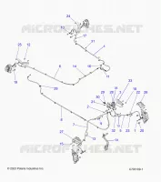 BRAKES, BRAKE LINES AND CILINDRO PRINCIPALE