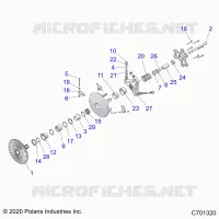 TRASMISSIONE, PRIMARY CLUTCH