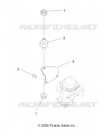 MOTORE, CARBURATORE BRACKET