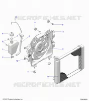 ENGINE, SISTEMA DI RAFFREDDAMENTO, RADIATOR, FAN &amp; OVERFLOW BOTTLE