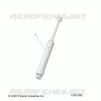 SUSPENSION, AMMORTIZZATORE POSTERIORE TRACK