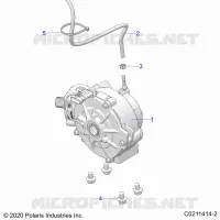 TRASMISSIONE, FRONT GEARCASE MOUNTING