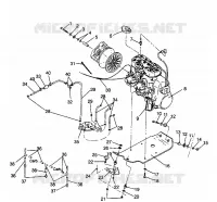 MONTAGGIO DEL MOTORE 440 XCR 0941760 (4925182518025A)