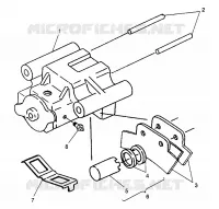 FRENO POSTERIORE Magnum 6X6 W968744 and Swedish Magnum 6X6 S968744 (4936073607C012)