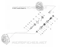 TRASMISSIONE, PRINCIPALE SCATOLA INGRANAGGI INTERNALS