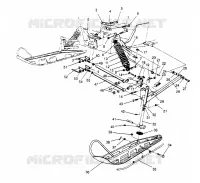 SOSPENSIONI ANTERIORI and SCIARE Storm 0950782, Storm SKS 0950582,  Euro Storm E950 (4929012901B003)