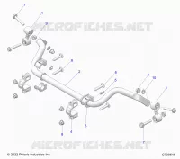 SUSPENSION, REAR, BARRA DI STABILIZZAZIONE