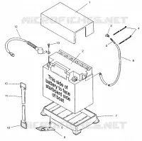 BATTERIA BOX SLT 750 B954170 (4930563056B006)