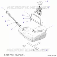 SISTEMA DI ALIMENTAZIONE CARBURANTE, FUEL TANK