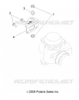 MOTORE, CARBURATORE BRACKET