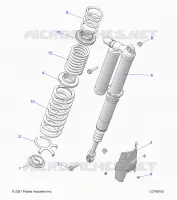 SUSPENSION, REAR SHOCK MONTAGGIO, ULTIMATE