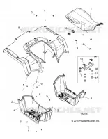 CARROZZERIA POSTERIORE CAB, SEAT AND FOOTWELLS