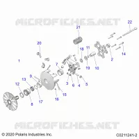 TRASMISSIONE, PRIMARY CLUTCH