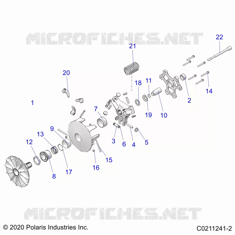 TRASMISSIONE, PRIMARY CLUTCH