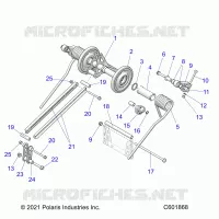 SUSPENSION, POSTERIORE COPPIA ARM