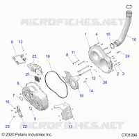 TRASMISSIONE, CLUTCH COVER AND DUCTING