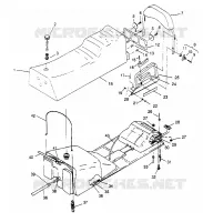 MONTAGGIO SEDILE   SERBATOIO  TRAIL DELUXE 0952262 (4928862886A010)