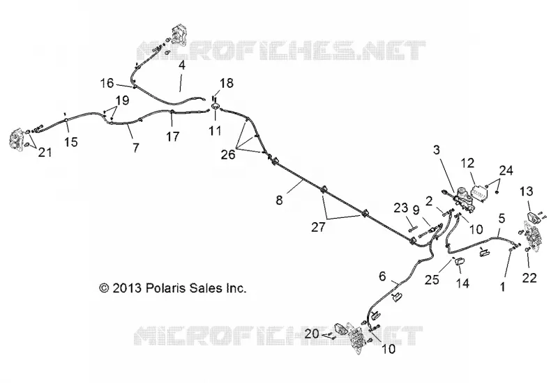 BRAKES, LINES AND CILINDRO PRINCIPALE