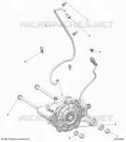 TRASMISSIONE, FRONT GEARCASE MOUNTING