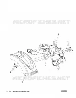 CARROZZERIA POSTERIORE WHEEL FENDER (USA ONLY)