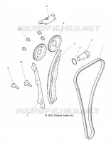 CAM CATENA AND TENSIONER