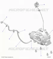 TRASMISSIONE, FRONT GEARCASE MOUNTING