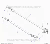 TRASMISSIONE, FRONT AND REAR PROP SHAFT