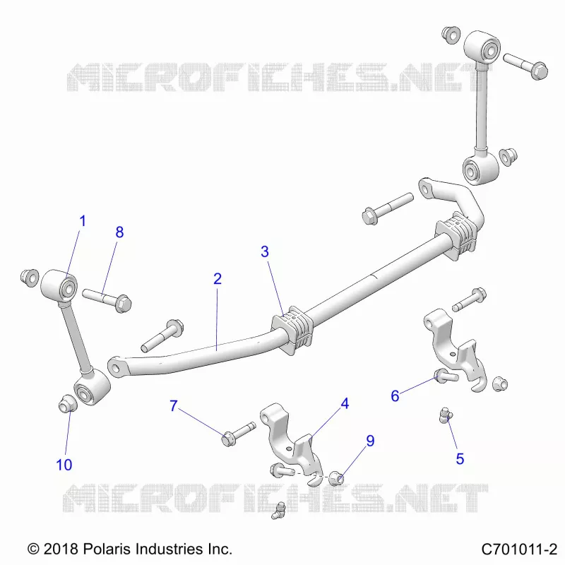 SUSPENSION, FRONT BARRA DI STABILIZZAZIONE