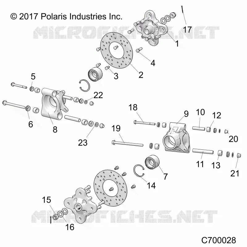 SUSPENSION, PORTAPACCHI POSTERIORE