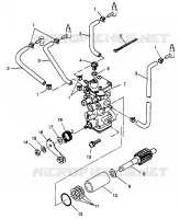 POMPA DELL'OLIO XLT TOURING 0973357 and EUROPEAN XLT TOURING E973357 (4937723772C013)