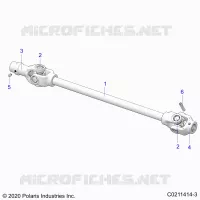 TRASMISSIONE, FRONT PROP SHAFT