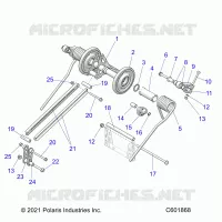 SUSPENSION, POSTERIORE COPPIA ARM
