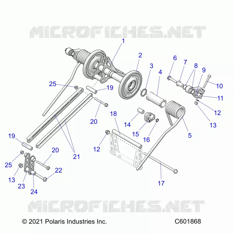 SUSPENSION, POSTERIORE COPPIA ARM