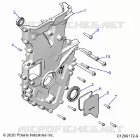 MOTORE, FRONT COVER AND RELATED