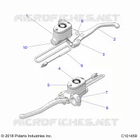 FRENO ANTERIORE BRAKE LEVER AND MASTER CYLINDER