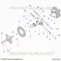 SUSPENSION, PORTAPACCHI POSTERIORE