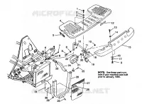 RACK ANTERIORE   PARAURTI MONTAGGIO XPLORER 4X4 W959140 (4930223022A009)