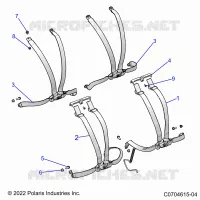 SEDE BELT MOUNTING 4 POINT