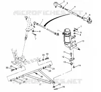 Wishbones ANTERIORI E TIRANTI STERZO Sport 400L W948540 (4927232723B006)