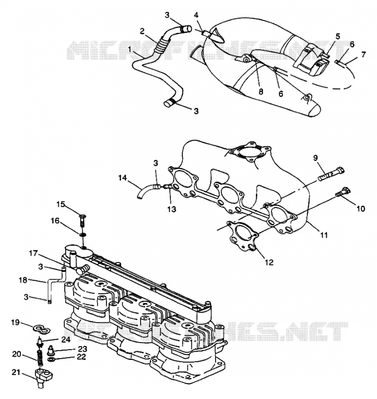 SISTEMA DI RAFFREDDAMENTO SL 900 B974091 (4940974097B009)