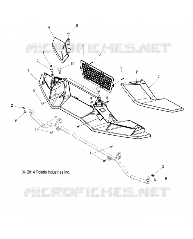 BODY, FRONT WING