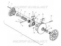 TRASMISSIONE FRIZIONE ASSEMBLY  500 EFI 0952774, EFI SKS 0952574,   EFI SKS PT 09529 (4929052905C003)